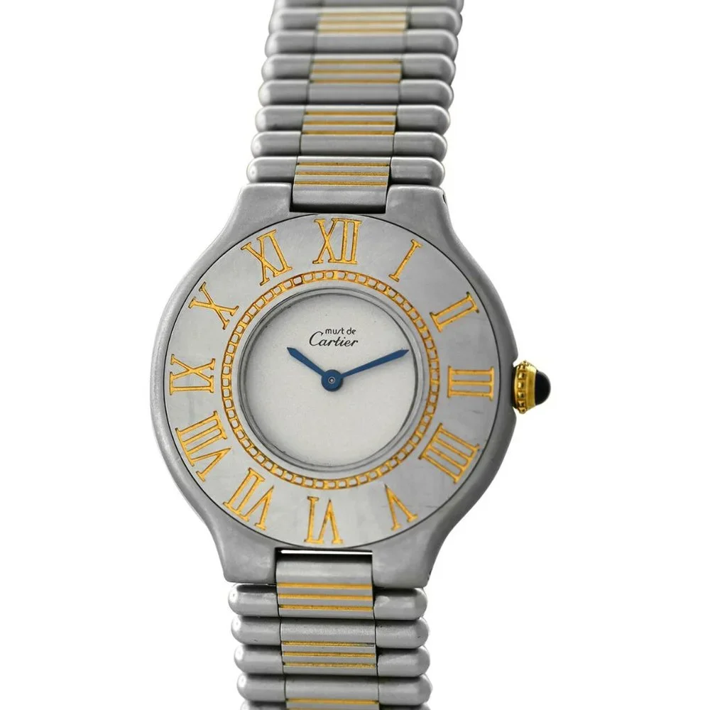 Cartier Must de 18k Womens Mid Size 31mm Watch